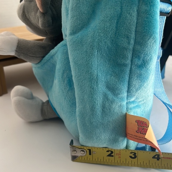 Tom and Jerry velvet soft kids plush backpack for any occasion. Detachable Tom - Picture 13 of 17